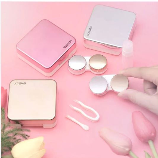 (PACK OF 3) Metal Mirror Travel Kit